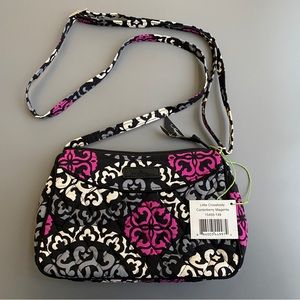 NWT Vera Bradley Little Crossbody in Canterberry Magenta